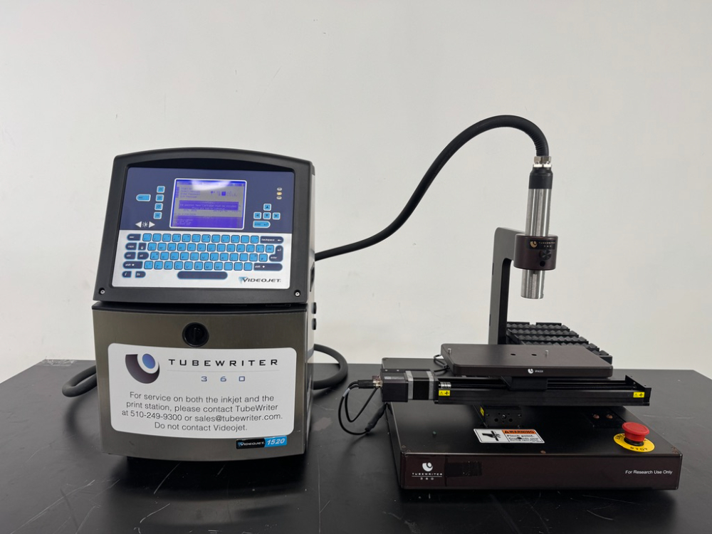 Image of California Advanced Labeling TubeWriter 360 w/ VideoJet 1520